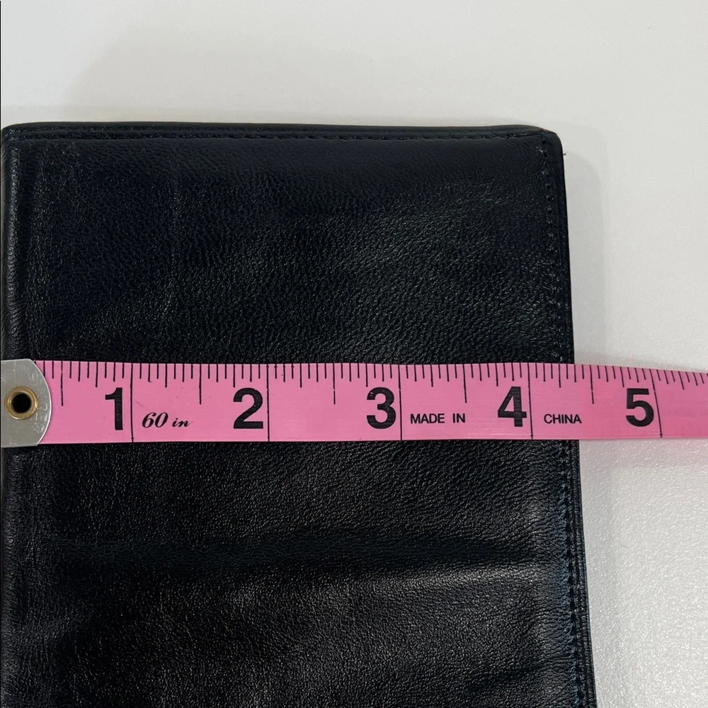 Rolfs Black Leather Card Holder
